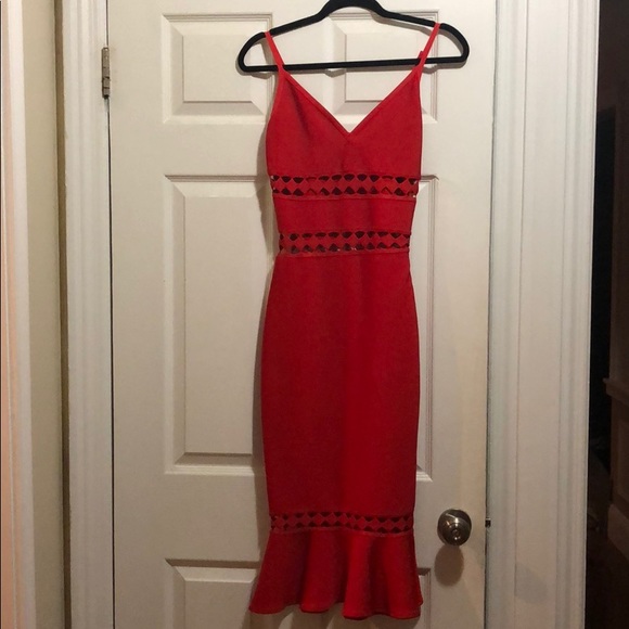 Bodycon red dress - Picture 3 of 5